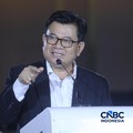 Staf Ahli Menteri ESDM Bidang Perencanaan Strategis Kementerian ESDM RI, Jisman P. Hutajulu menyampaikan pemaparan dalam acara EV Transition in Mining Industry Outlook 2026 di Jakarta, Rabu (29/4/2026). (CNBC Indonesia/Tri Susilo)