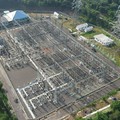 Tampak udara Gardu Induk 150 kilovolt (kV) Margakarya yang terletak di Karawang International Industrial City (KIIC), Jawa Barat. Proyek yang merupakan hasil kolaborasi PLN Unit Induk Pembangunan Jawa Bagian Tengah (UIP JBT) dan PLN Pusat Manajemen P