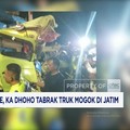 Truk Tidak Patuhi Sirine, KA Dhoho Tabrak Truk Mogok di Jatim