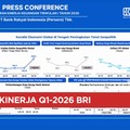 BRI Cetak Laba Bersih Rp 15,5 Triliun di Q1-2026