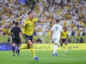 Al Nassr Vs Al Ahli: Ronaldo Cetak Gol, Timnya Menang 2-0