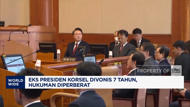 Video: Eks Presiden Korsel Divonis 7 Tahun, Hukuman Diperberat