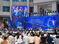 Gubernur Bank Indonesia, Perry Warjiyo saat menghadiri pelunuran pusat inovasi digital Indonesia dan Qris antarnegara Indonesia - Tiongkok di Gedung Bank Indonesia, Jakarta, Kamis (30/4/2026). (CNBC Indonesia/Robertus Andrianto)