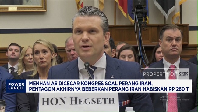 Video: Menhan AS Dicecar Kongres Soal Perang Iran