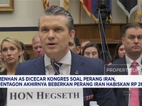 Menhan AS Dicecar Kongres Soal Perang Iran