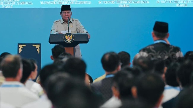 Prabowo Lakukan Groundbreaking 13 Proyek Hilirisasi Senilai Rp116 T