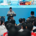Presiden Prabowo Subianto dalam acara groundbreaking proyek hilirisasi nasional tahap II di Refinery Unit IV Cilacap, Jawa Tengah, pada Rabu, 29 April 2026 (Dok Istimewa).