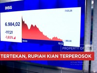 Rupiah Terperosok ke Rp 17.3700 per USD hingga IHSG Anjlok ke 6.900-an