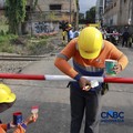Suasana perlintasan sebidang di Jalan Ampera, Bekasi, Jawa Barat, Kamis (30/4/2026). (CNBC Indonesia/Muhammad Sabki)