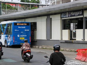 Imbas Proyek LRT, Halte Transjakarta Manggarai Tutup Sementara Mulai Besok