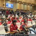 Pimpinan DPR RI Terima Audiensi Peserta Unjuk Rasa Hari Buruh di Komplek Parlemen, Jakarta, Jumat (1/5/2026).