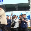 Presiden Prabowo Subianto menghadiri puncak peringatan Hari Buruh Internasional bertajuk May Day Fiesta di Monas, Jakarta Pusat.