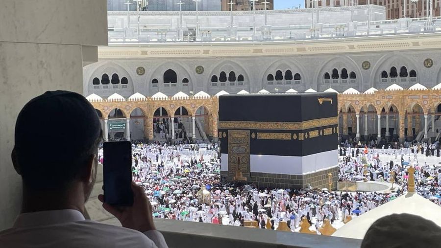 Masjidil Haram, Jumat, 1 Mei 2026 mulai dipadati jemaah haji dari berbagai penjuru dunia.