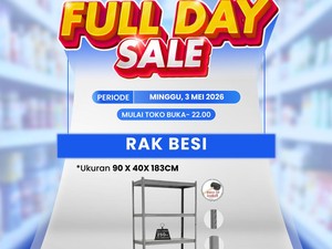 Serbu! Beli Rak Besi di Transmart Full Day Sale Diskonnya Jumbo