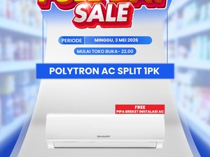 AC Split 1 PK Banting Harga di Transmart Full Day Sale