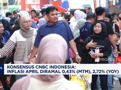 CNBC Indonesia: Inflasi April Diramal 0,43% (MtM), 2,72% (YoY)