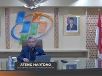 Deputi Bidang Statistik Distribusi dan Jasa Ateng Hartono saat rilis BPS, Senin (4/5/2026). (Tangkapan layar youtube BPS)