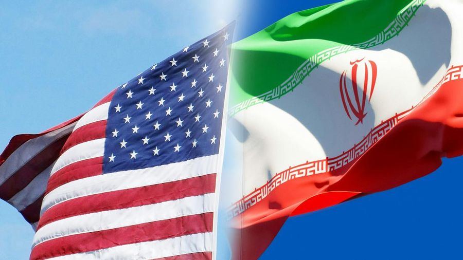 Kolase bendera AS dan Iran. (Dok. Pexels)