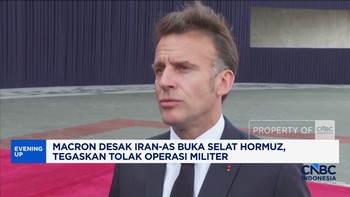 Macron Desak Iran-As Buka Selat Hormuz