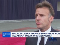 Macron Desak Iran-As Buka Selat Hormuz