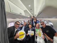 Maskapai berbiaya rendah (LCC) dari grup Singapore Airlines, Scoot, kini resmi melayani rute penerbangan langsung dari Bandara Changi, Singapura, ke Belitung. Penerbangan langsung menuju Belitung dibuka sebanyak dua kali seminggu. (Istimewa)