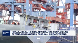 Neraca Dagang RI Maret Diramal Surplus Lagi Akibat Perang
