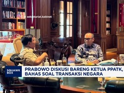 Prabowo Diskusi Bareng Ketua PPATK, Bahas Soal Transaksi Negara