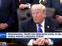 Trump Mau Bebaskan Kapal di Selat Hormuz