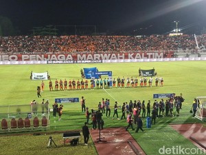 Gol Indah Peralta Bawa Borneo FC Unggul atas Persita di Babak Pertama