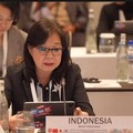 Deputi Gubernur Bank Indonesia, Filianingsih Hendarta saat menghadiri Finance Ministers and Central Bank Governors' Meeting (AFMGM+3) ke-29 yang dilaksanakan di Samarkand, Uzbekistan. (Dok. Bank Indonesia)