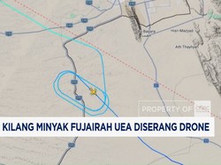 Geger Kilang Minyak Fujairah UEA Diserang Drone