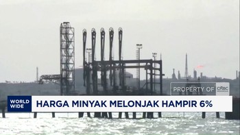 Harga Minyak Melonjak Hampir 6%