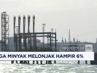Harga Minyak Melonjak Hampir 6%