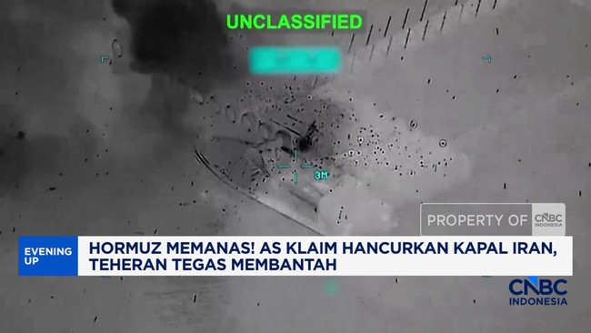 Video: Hormuz Memanas! AS Klaim Hancurkan Kapal Iran