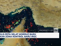Iran Rilis Peta Selat Hormuz, Tetapkan Zona Kontrol Baru IRGC