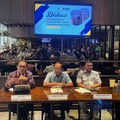 (kiri ke kanan): Wakil Ketua Asosiasi Industri Olefin Aromatik dan Plastik Indonesia (INAPLAS), Ketua Umum Inaplas Suhat Miyarso, Sekretaris Jenderal Inaplas Fajar AD Budiyono dalam dalam diskusi Forum Wartawan Industri (Forwin) di Jakarta, Selasa (5