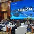 Menteri Keuangan, Purbaya Yudhi Sadewa dalam Konferensi Pers APBN KITA. (CNBC Indonesia/Zahwa Madjid)