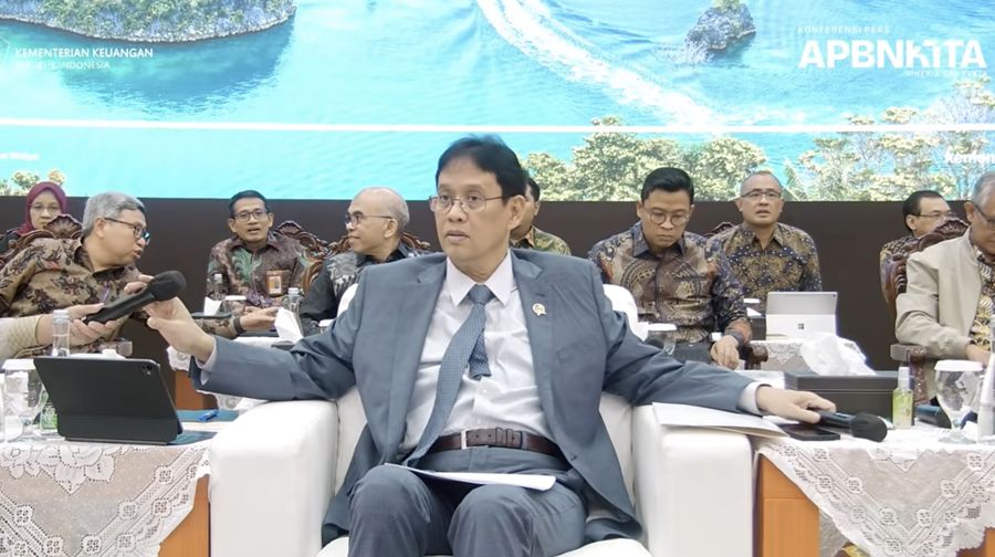 Menteri Keuangan, Purbaya Yudhi Sadewa dalam Konferensi Pers APBN KITA. (Tangkapan Layar Youtube Kemenkeu)