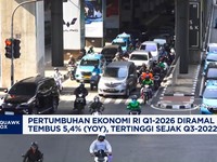 Pertumbuhan Ekonomi RI Q1-2026 Diramal Tembus 5,4% (YoY)