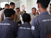 Presiden menerima Forum OSIS se-Jawa Barat di Istana Negara, Jakarta, Selasa (5/5/2026). (Dok. Tim Media Presiden via Instagram/presidenrepublikindonesia)