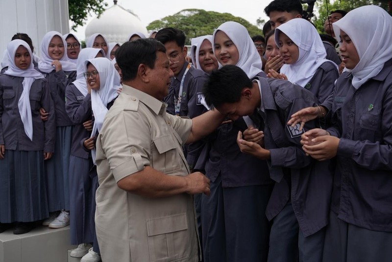 Presiden menerima Forum OSIS se-Jawa Barat di Istana Negara, Jakarta, Selasa (5/5/2026). (Dok. Tim Media Presiden via Instagram/presidenrepublikindonesia)
