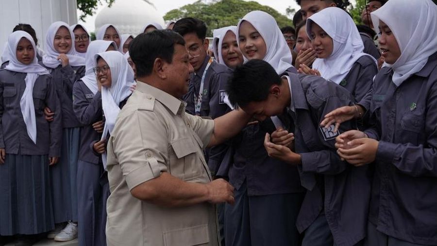 Presiden menerima Forum OSIS se-Jawa Barat di Istana Negara, Jakarta, Selasa (5/5/2026).