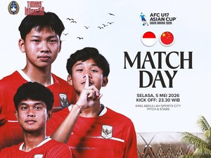 Cara Nonton Timnas Indonesia U-17 Vs China U-17 dan Link Streamingnya
