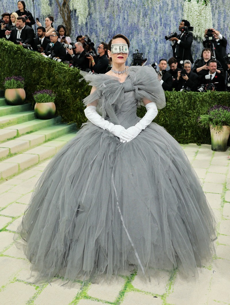 Katy Perry poses during the Met Gala, an annual fundraising gala held for the benefit of the Metropolitan Museum of Art's Costume Institute with this year's theme 'Costume Art' in New York City, New York, U.S., May 4, 2026. REUTERS/Daniel Cole     TPX IMAGES OF THE DAY