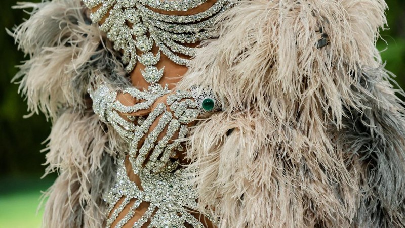 Beyonce poses during the Met Gala, an annual fundraising gala held for the benefit of the Metropolitan Museum of Art's Costume Institute with this year's theme 'Costume Art' in New York City, New York, U.S., May 4, 2026. REUTERS/Daniel Cole     TPX I