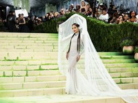 Lisa poses during the Met Gala, an annual fundraising gala held for the benefit of the Metropolitan Museum of Art's Costume Institute with this year's theme 'Costume Art' in New York City, New York, U.S., May 4, 2026. REUTERS/Daniel Cole