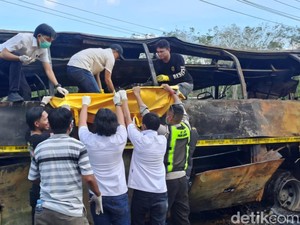 Update Terkini Kecelakaan Bus Vs Truk BBM Tewaskan 16 Orang di Muratara