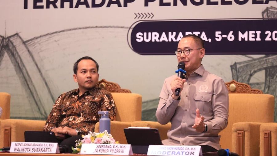 Foto: Wakil Ketua MPR dari Fraksi PAN Eddy Soeparno menjadi salah satu pembicara dalam rangkaian agenda Parlemen Kampus 2026 kerja sama DPR dengan Universitas Sebelas Maret Surakarta (UNS). (Dok. Tim Media Eddy Soeparno)