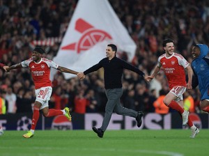 Kata Arteta soal Polisi Selebrasi terhadap Arsenal