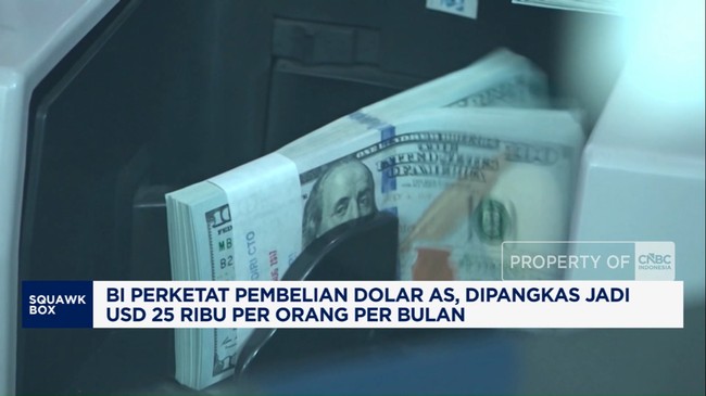 Video: Jaga Rupiah, BI Perketat Pembelian Dolar AS Maks USD 25 RIbu